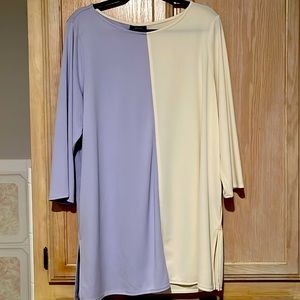 Alfani Tunic lilac and white-off - XXL
